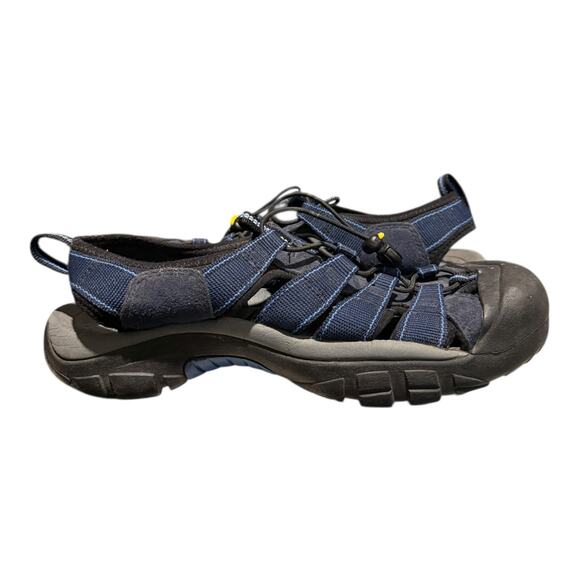 Keen Newport H2 Sandals Men\'s Size 8.5 Blue Grey Waterproof Closed Toe Bungee main image 9